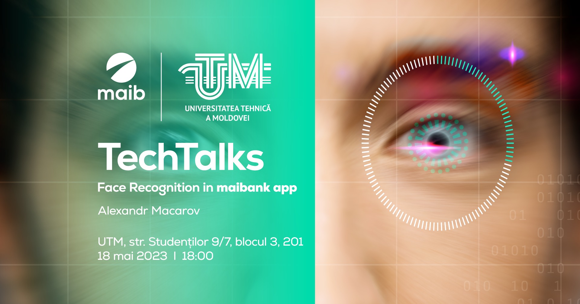 maib TechTalk despre face recognition și biometrie în maibank app